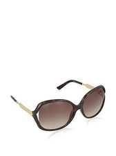 Gucci Women's Oval Sunglasses - Havana/ Brown