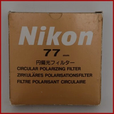 Nikon 77mm Circular Polarizer  CPL Filter Boxed With Case  NEW FREE SHIPPING - Image 1 of 4