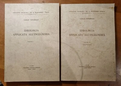 Idrologia Applicata all'Ingegneria - Lotto vol. I e II - Viparelli - I.E.M. 1964 - Immagine 1 di 4