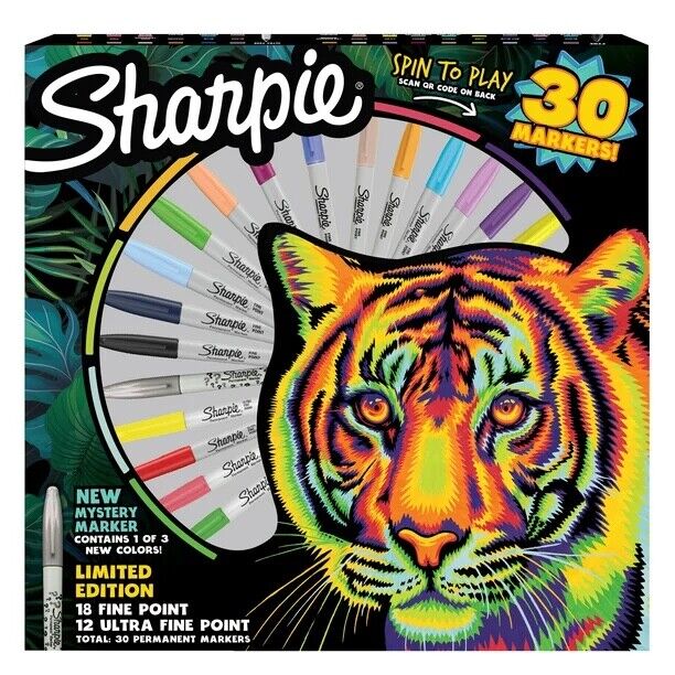 Sharpie Flip Chart Markers, Bullet Tip, Assorted Colors, Pack of 4