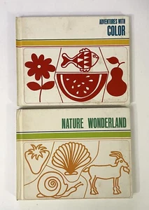 Western Publishing 2 Book Lot Adventures With Color & Nature Wonderland 1970 - Imagen 1 de 9