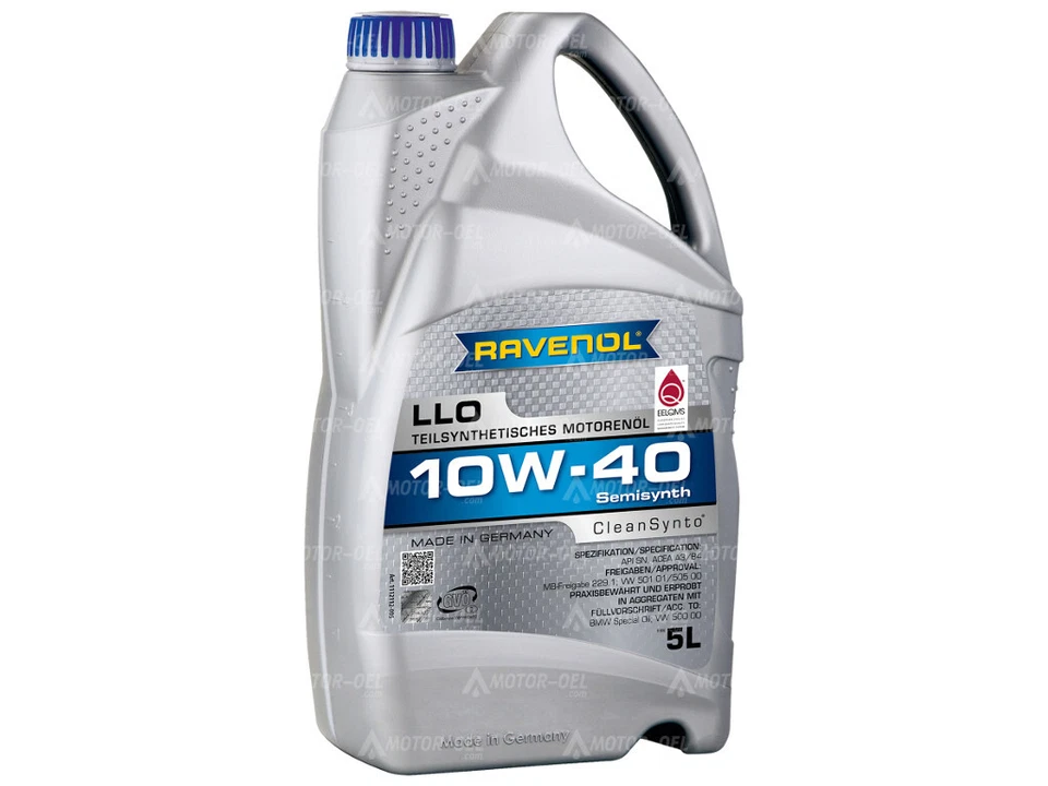 5 Liter RAVENOL LLO SAE 10W-40 - Bild 1 von 1