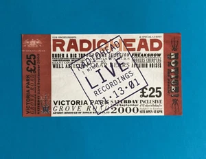 Radiohead I Might Be Wrong Live Recording Promo Ticket Notice to the Public 2001 - Picture 1 of 3