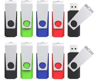 Großhandel 5/10/100Stück USB 2.0 Metal Swivel USB Sticks 1g 2g 4g 8g 16g 32g 64g - Bild 1 von 17