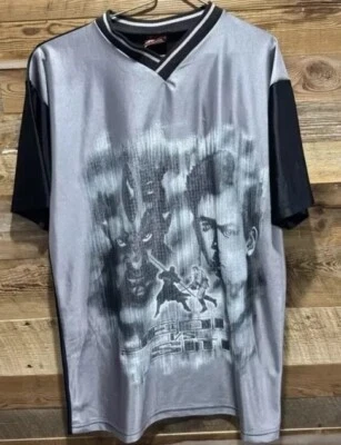 Camiseta vintage Star Wars Jedi vs Sith episódio 1 Darth Maul gola v USM rara - Imagem 1 de 4
