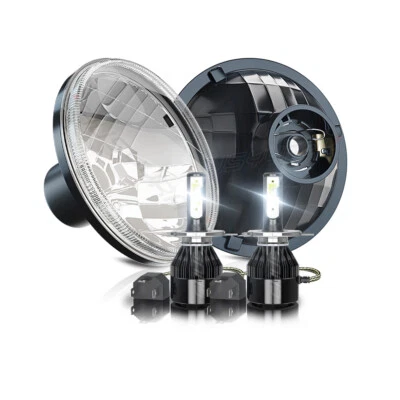 2pc 7'' Round LED Headlights for 1953-1957 Chevrolet Bel Air/150/210 Impala Ford — 第 1/4 张图片