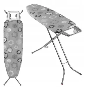 KADAX Klappbares Bügelbrett, 120x38cm Dampfbügelbrett mit Metallnetz - Bild 1 von 12