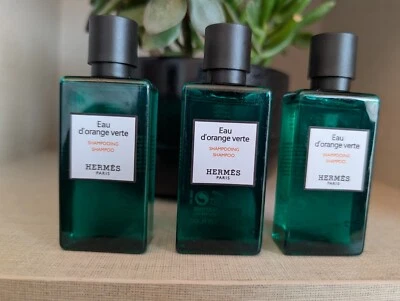 HERMÈS 3 X Hermes Paris Eau d’orange Verte Hair Shampoo 40ML. ( 3 X 40ML )