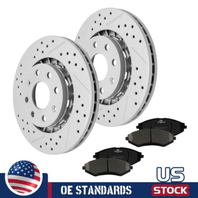 Kit de pastillas de freno de cerámica rotores de disco delanteros para Chevrolet Aveo Spark Pontiac Wave Foto 1 de 4