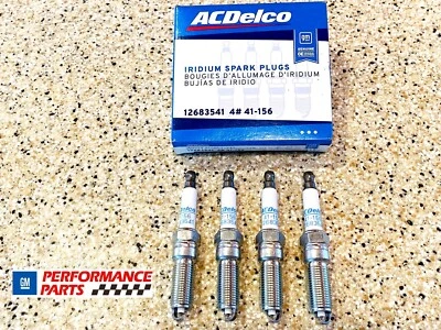 Genuine GM ACDelco Iridium Spark Plugs 41-156 41156 Set Of 4 - Image 1 of 4