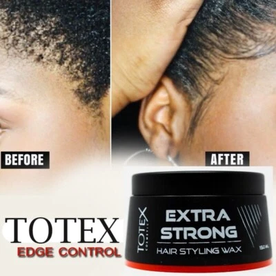 TOTEX Edge Tamer Edge Control Hair Gel Wax -ULTRA STRONG- For your Perfect Edges