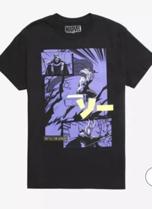 New NWT Hot Topic Marvel Thor & Loki Manga T-Shirt Mens Size S Small - Picture 1 of 3