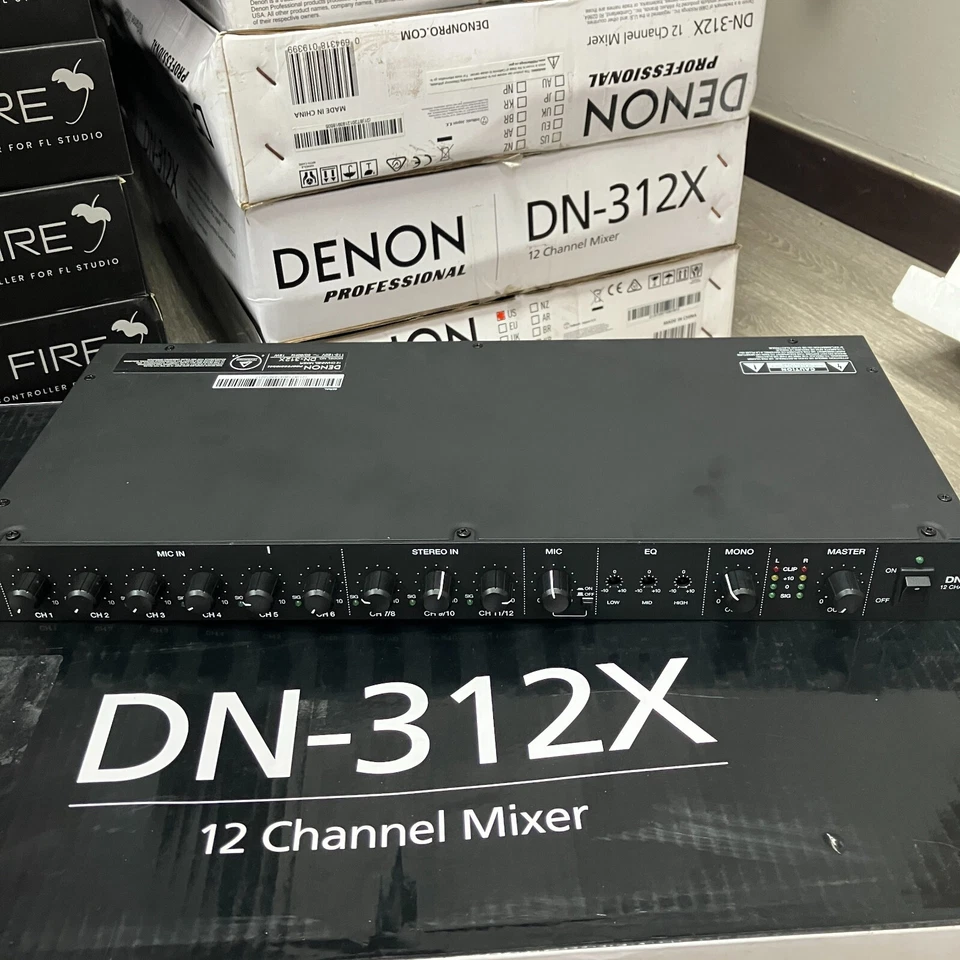 Denon DN-312X 12-Kanal Leitungsmischer mit Priorität GETESTET - Bild 1 von 4