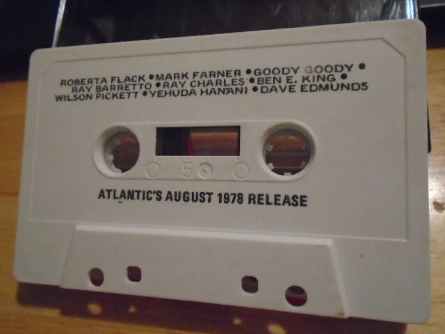 RARE PROMO Atlantic August 1978 sampler CASSETTE TAPE Roberta Flack RAY CHARLES - Image 1 of 1