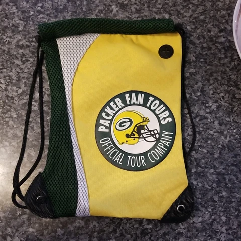 Vintage Green Bay Packers String backpack-Packer Fan Tours Official Tour Company Cover