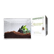 Herpcult Acrylic Reptile Terrarium Enclosure Tank 8x6x6 New in Box