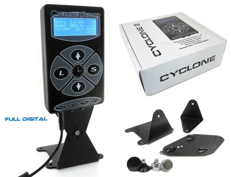 CYCLONE 2.0 Power Supply Unit Full Digital Display Screen for Tattoo Machine Gun - Image 1 of 1