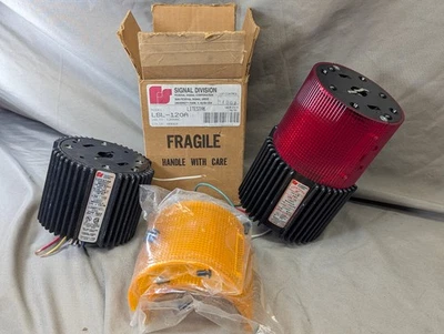 SEÑAL FEDERAL LSB LITESTAK ROJO NARANJA Foto 1 de 4