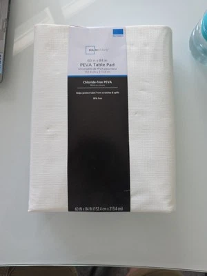 MAINSTAYS PEVA TABLE PAD 60"x 84" - Image 1 of 2