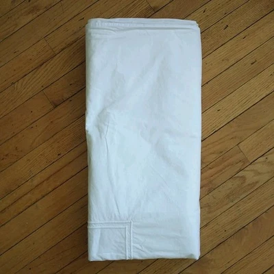 Funda Nórdica Sferra Grande Hotel Completa Queen Larga Grapa Algodón Blanco Bordado  Foto 1 de 4