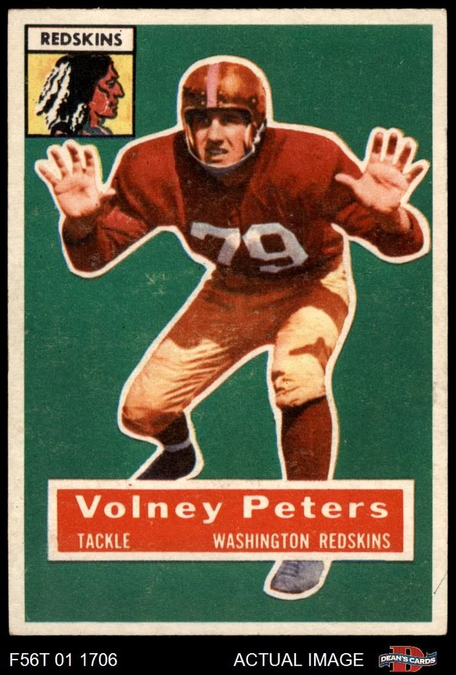 1956 Topps #73 Volney Peters Redskins SHORT-PRINT Southern California 5.5 - EX+ - Image 1 of 1