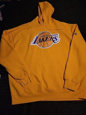 Chaqueta con capucha vintage Adidas NBA Los Angeles Lakers para hombre talla XL Foto 1 de 4