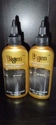 Bigen Semi Permanent Hair Color, Jb1/Jet Black, X2 - Image 1 of 3