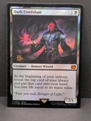 Dark Confidant FINAL FANTASY Prerelease Promo FOIL MTG Magic Gathering LP - Image 1 of 2