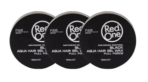 RedOne Aqua Hair Wax Full Force Quicksilver, (3er Pack) 150ml - Bild 1 von 5