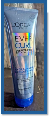 L’Oréal EverCurl Hydrocharge Conditioner 🧴 Curl Power Activated! Anti frizz - Image 1 of 4