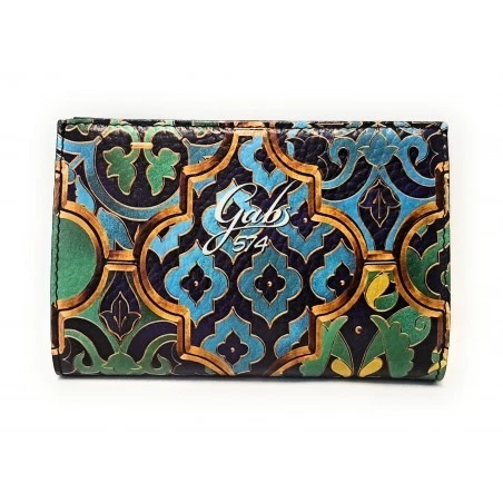 Portafoglio in pelle ruga Donna Gabs GMONEY14 Vetrata Ornamentale Made in Italy - Immagine 1 di 1