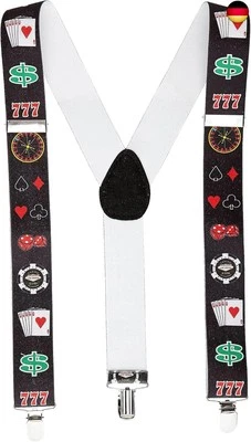 BESUCHE DEN W WIDMANN MILANO PARTY FASHION-STORE W WIDMANN MILANO Party Fashion 00598 - Hosenträger Poker, Accessoire für Casino