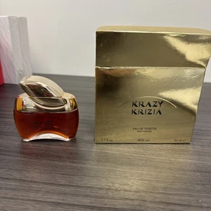 KRAZY KRIZIA  1.7 oz  Eau de TOILETTE Spray (Women) Vintage Not Sealed - Picture 1 of 3