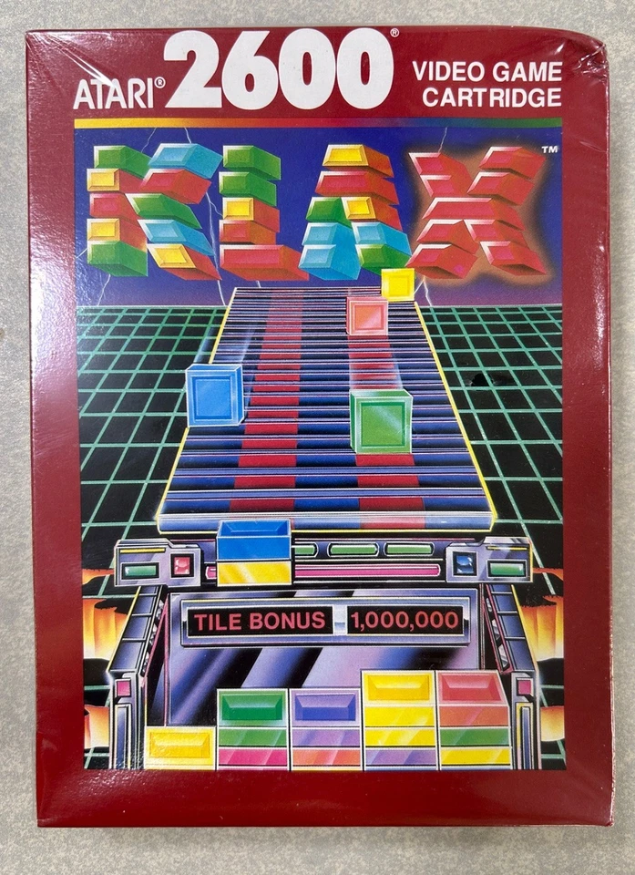 Atari 2600 Klax game cartridge boxed sealed - new old stock Atari 2600 7800 VCS - Image 1 of 2