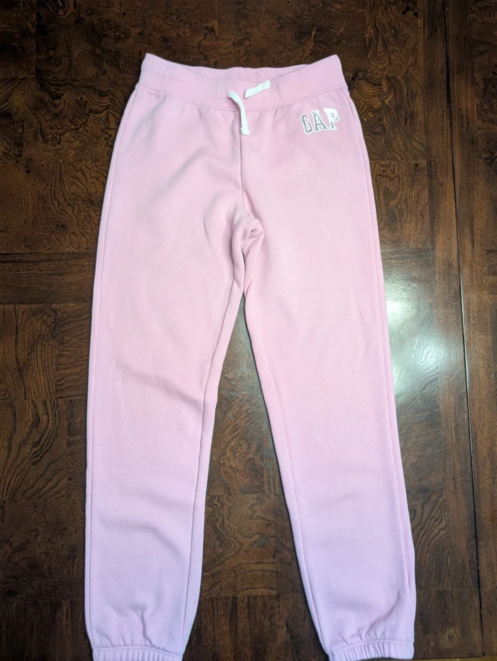 Pantalones deportivos GAP para niños y niñas rosa talla XL (10) con cordón Foto 1 de 4