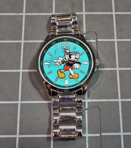 Orologio Cuphead Quartz WR Analogico 46mm Quadrante Casual Rotondo Accutime Corp - Foto 1 di 4