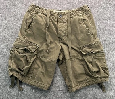 Pantalones Cortos Abercrombie & Fitch Para Hombre 30 Carga Cordón Resistente Utilidad Y2K Foto 1 de 4