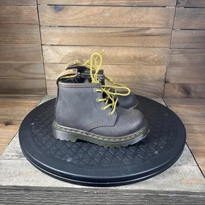Dr. Martens Kids Collection 1460 Toddler Size 6 Brown Lace Up Combat Boots - Picture 1 of 10