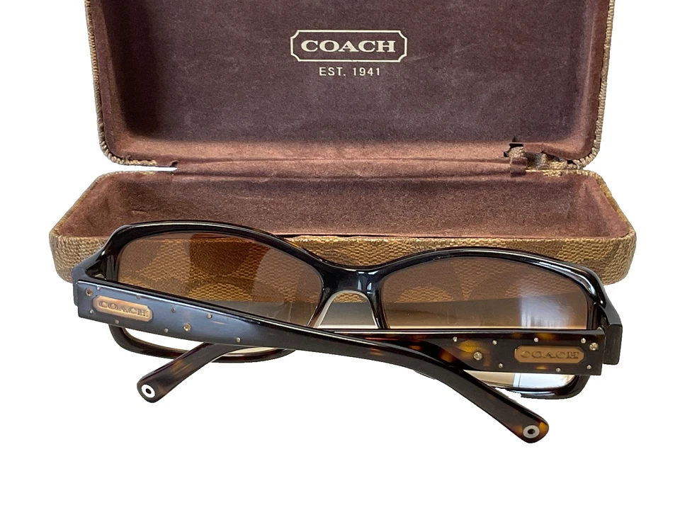 Gafas de sol Coach vintage - Chelsea S426 marrón tortuga con estuche Foto 1 de 4