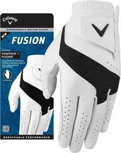 Callaway Golf Fusion FLX360 Glove - White - Men's Standard MLH - Large Left - Picture 1 of 4