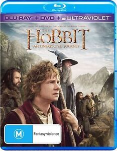 Hobbit - An Unexpected Journey (Blu-ray, & DVD 2013, 3-Disc Set)Terrific cond