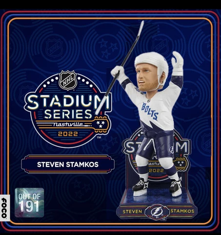 Steven Stamkos Tampa Bay Lightning Stadium Series Bobblehead - NIB Ltd Ed of 191 Cover