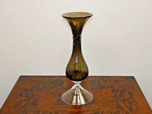 16"x6" Crestview Collection Smoke Grey Glass Vase - Picture 1 of 3