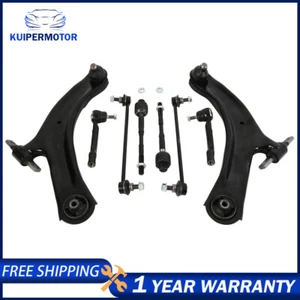 Brazos de control inferiores delanteros con rótulas conjunto de extremos de varilla de amarre para Nissan Rogue Select - Imagen 1 de 11