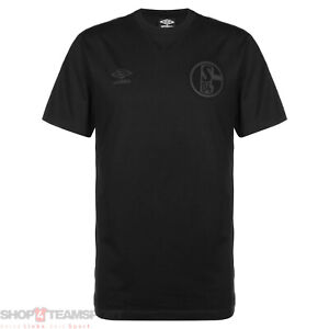 umbro FC Schalke 04 Stealth Taped Herren S04 Fan Shirt Jersey [UMTM0409]
