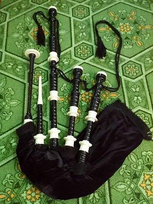 Отличная шотландская волынка палисандр черный immation слоновая кость крепления репетитор книга chanters - Изображение 1 из 4