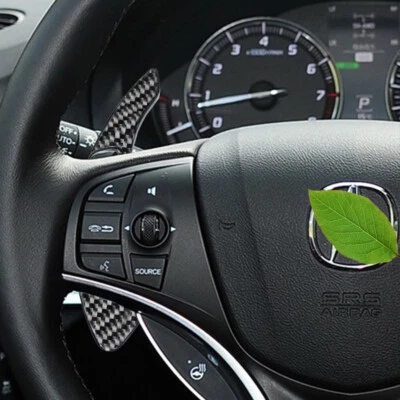 Palanca de cambios de extensión de palanca de cambios de volante de fibra de carbono para Acura CDX 2016 Foto 1 de 4