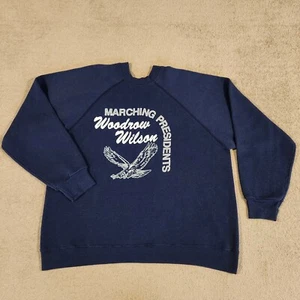 VTG Woodrow Wilson Marching Presidents Collegiate Pacific Sweatshirt Size L 90s - Picture 1 of 10