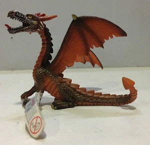 DRAGO ARANCIONE BULLYLAND ORANGE DRAGON IN RUBBER 75595 GIOCATTOLO DA COLLEZIONE - Imagen 1 de 1