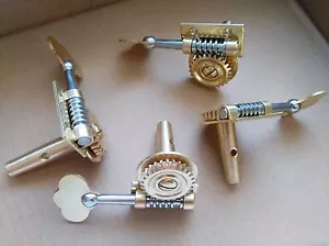 High Quality Brass Double bass Separate Peg Brass 4pcs 3/4 to 4/4 size 1101# - Picture 1 of 6